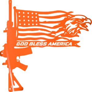 Gun Flag Eagle GLOSS ORANGE