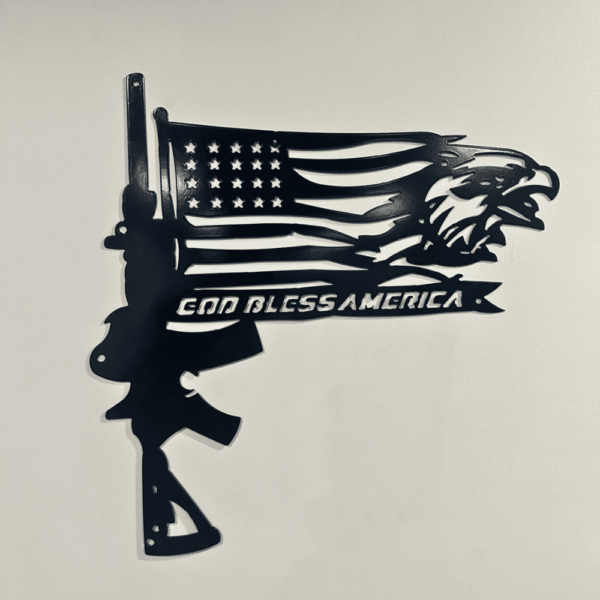 Gun Flag Eagle Product Photo